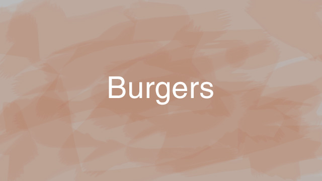 ビーフバーガー／Beef Burger